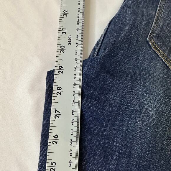 KanCan Dark Wash MId-Rise Skinny Denim Jeans Subtle Fade Size 15/31 - Picture 3 of 6